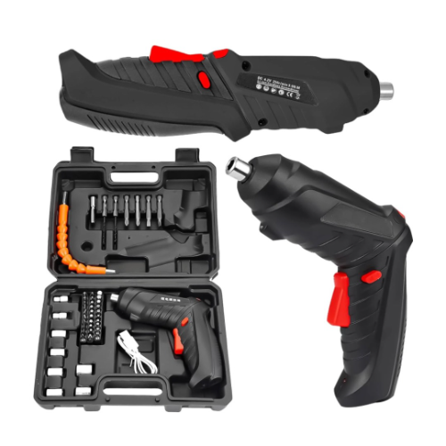 Set Destornillador Electrico 47 Piezas Ajustable